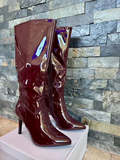 Botas de charol brown