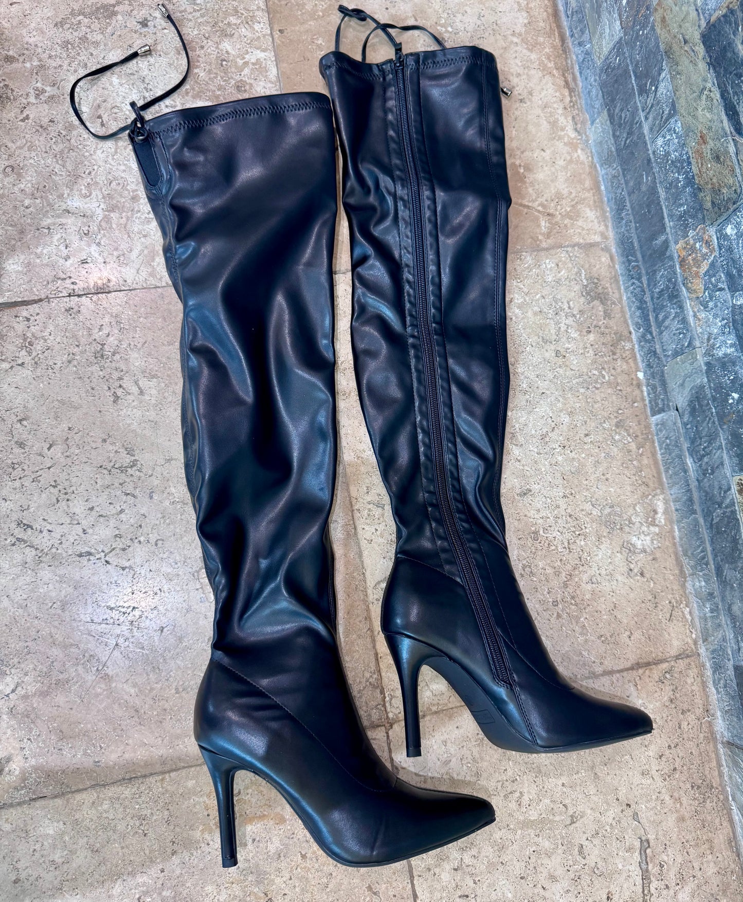 Botas over the knee negro