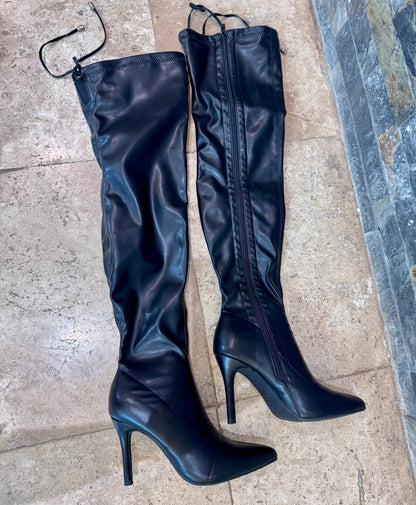 Botas over the knee negro