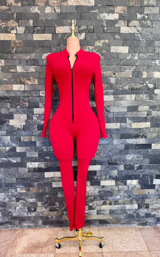 Jumpsuit deportivo cierre M/L CHERRY