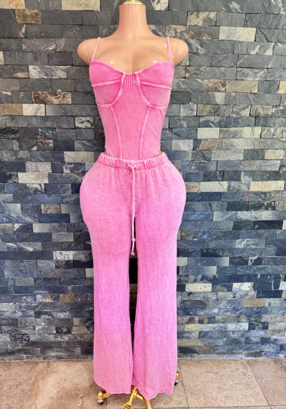 Set pants rosa