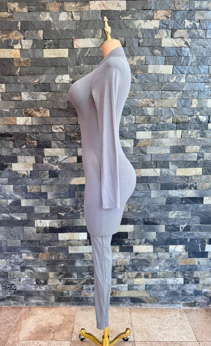 JUMPSUIT CIERRE DEPORTIVO GRIS M/L