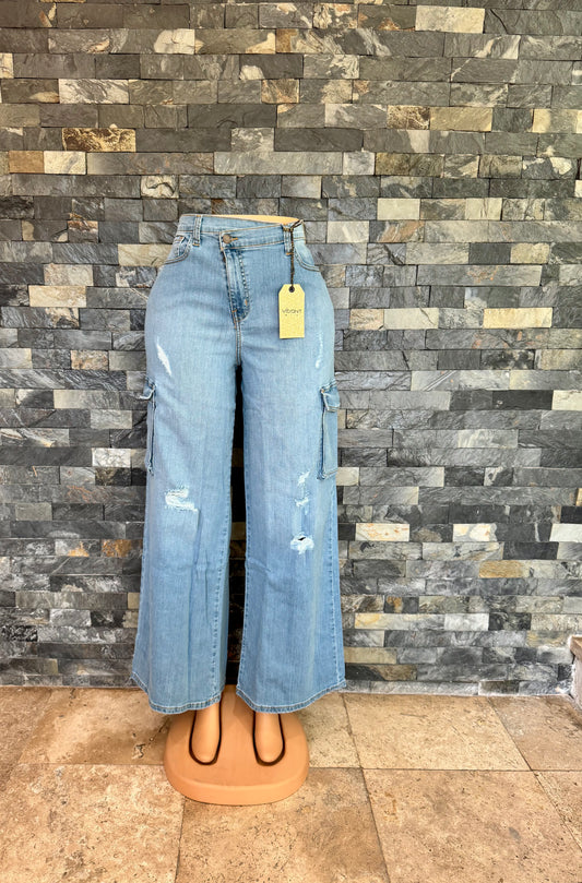 vibrant cargo light stone deslavado rasgado