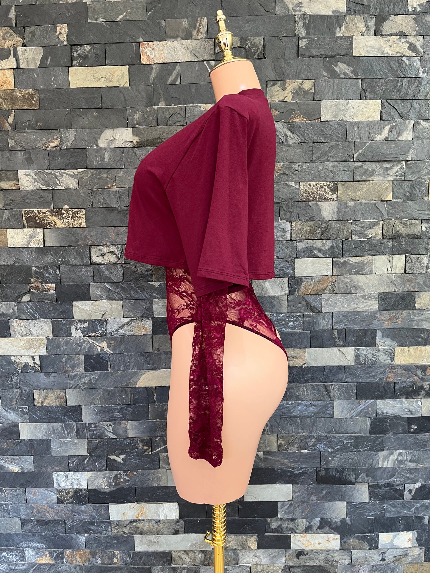 Bodysuit Julieta burgund