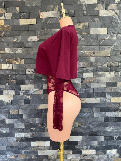 Bodysuit Julieta burgund