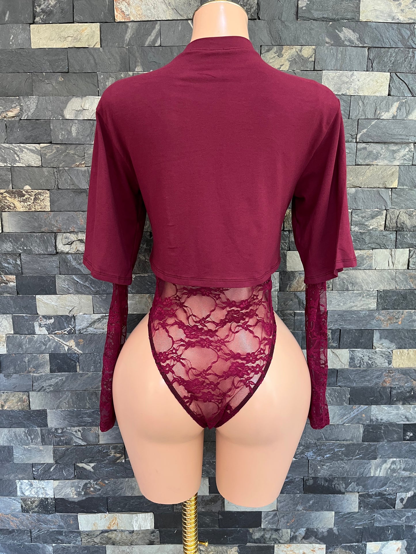 Bodysuit Julieta burgund