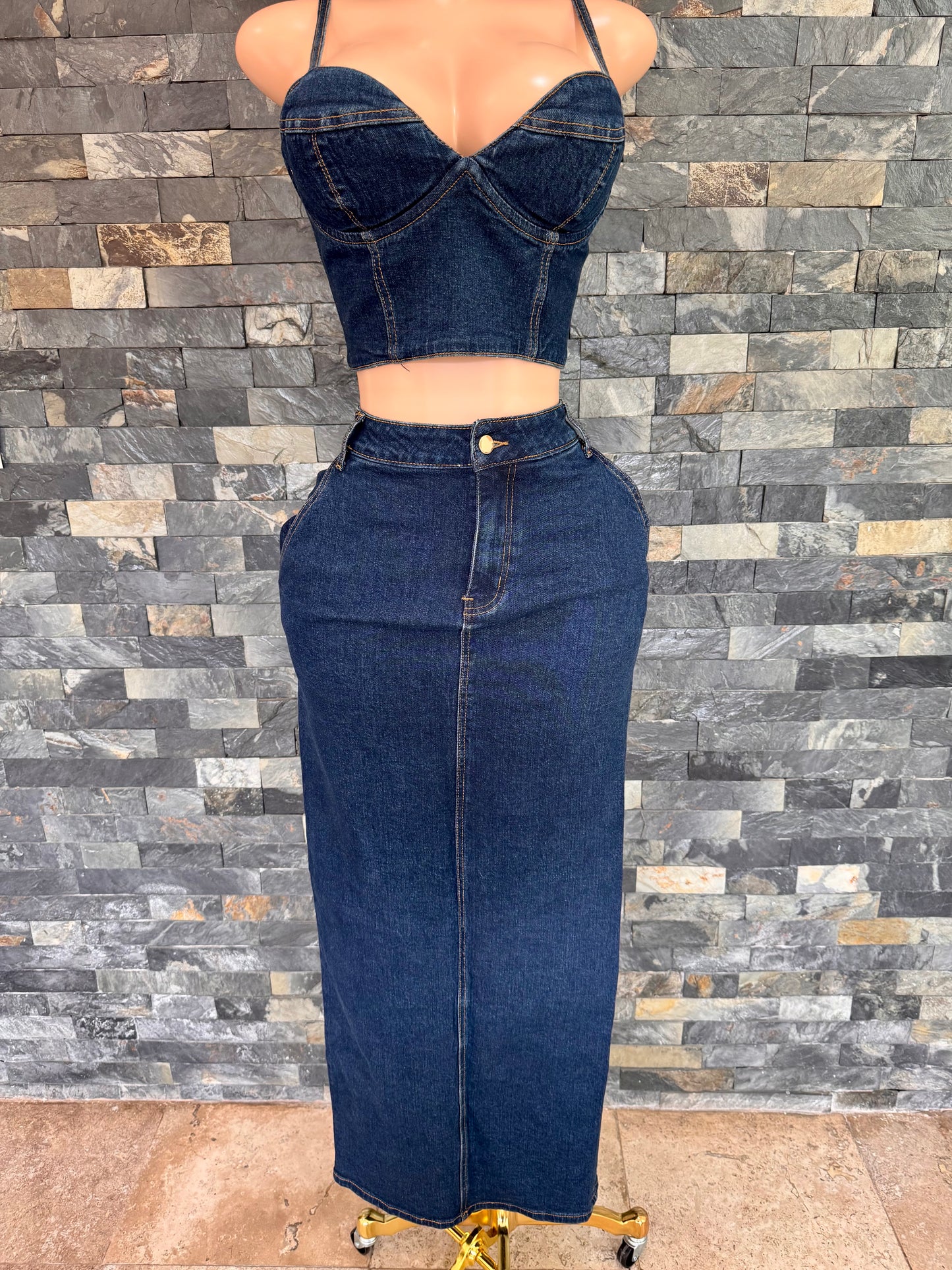 Set Wester Demin Dark