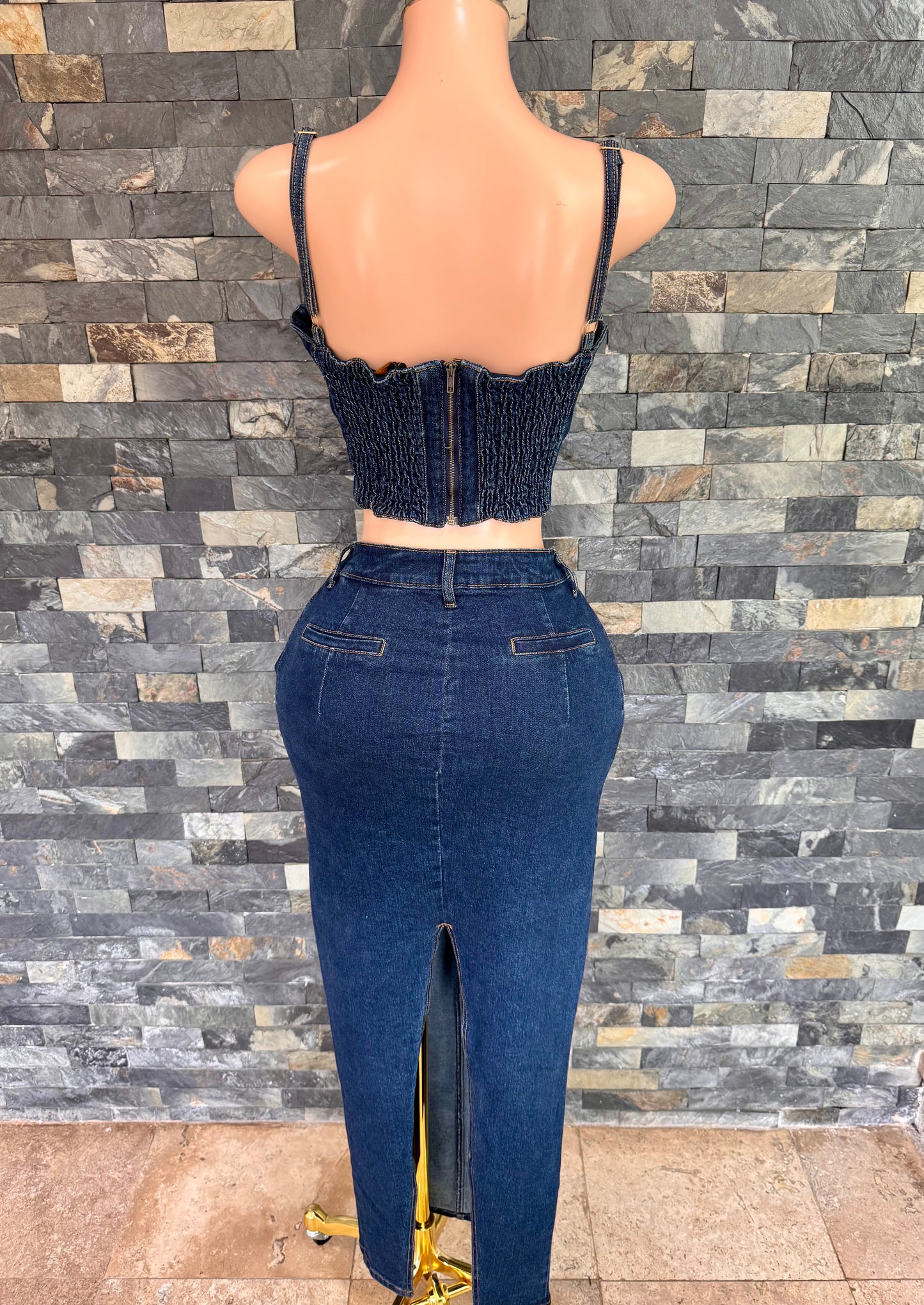 Set Wester Demin Dark