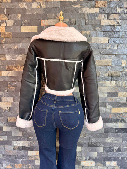 Chamarra Nevada Negra