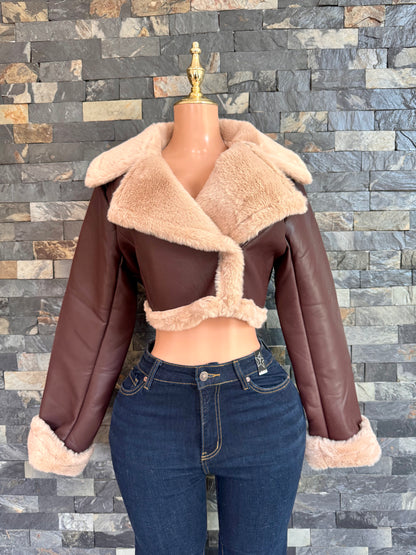 Chamarra Nevada Tabacco