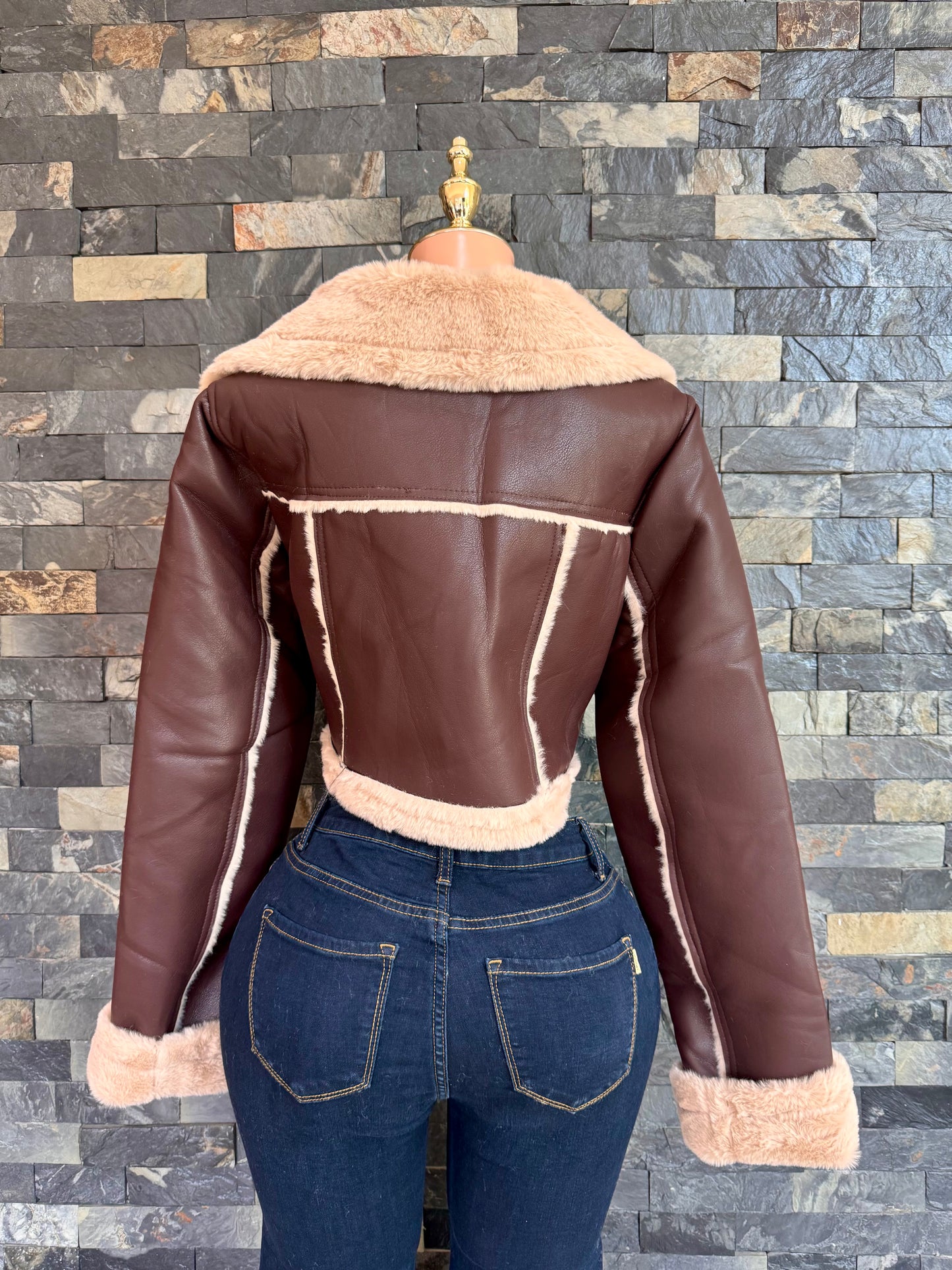 Chamarra Nevada Tabacco