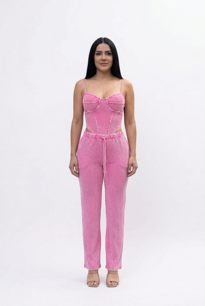Set pants rosa