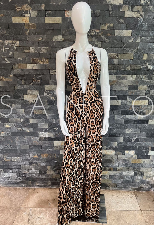 JUMPSUIT ESCOTE ANIMAL PRINT