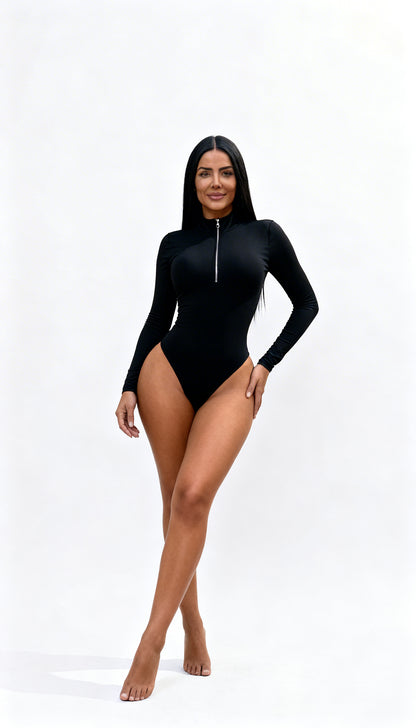 Bodysuit cierre negro