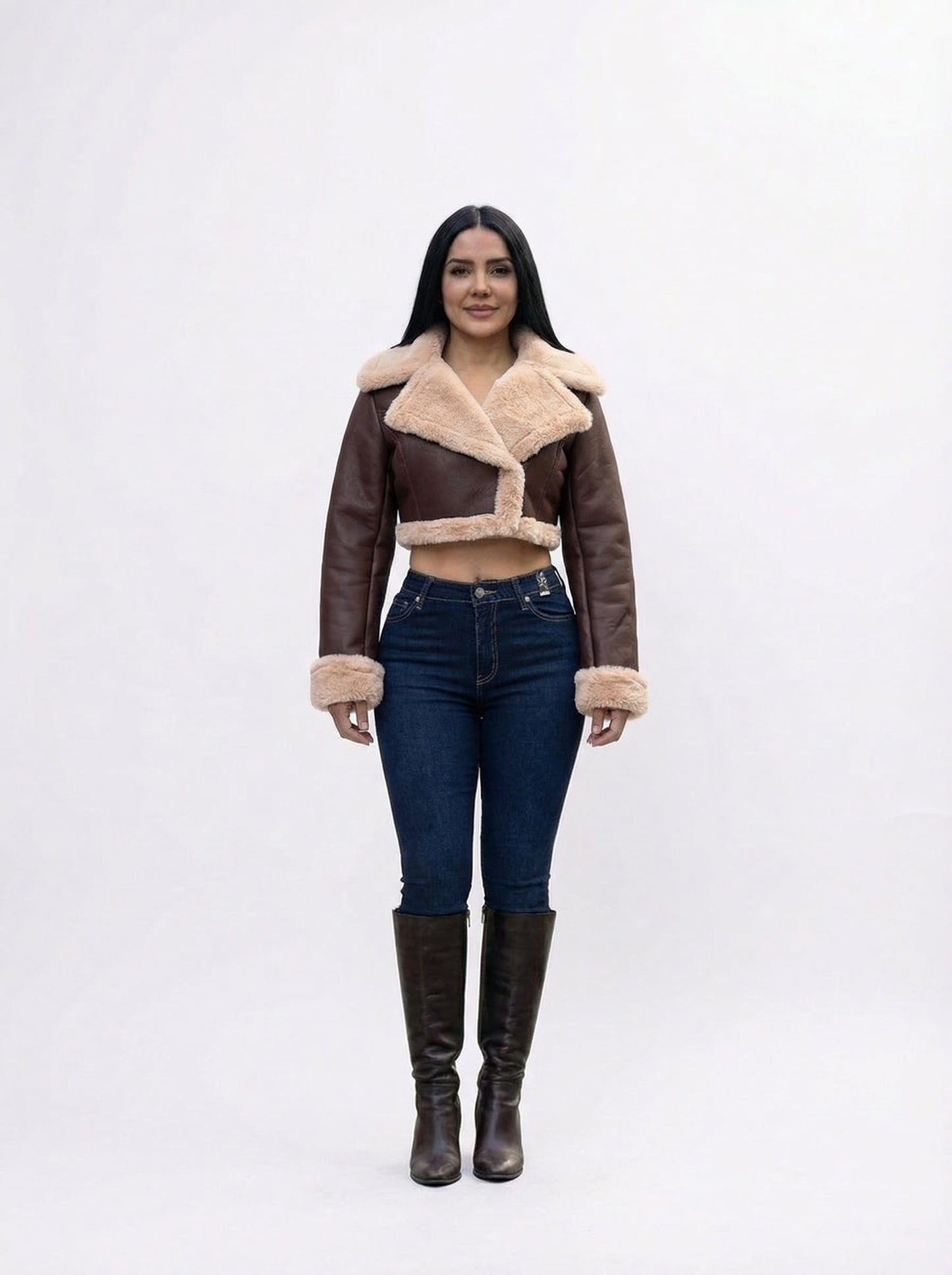 Chamarra Nevada Tabacco