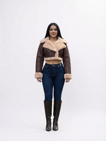 Chamarra Nevada Tabacco